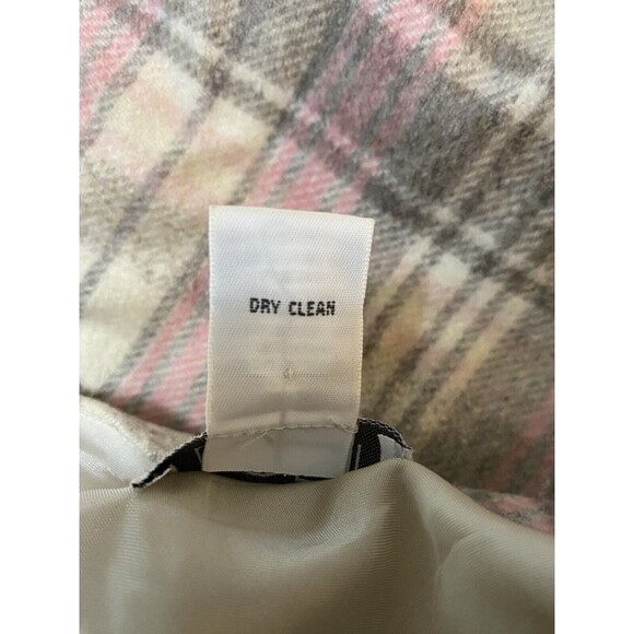 Loft Plaid Wool Blend Skirt Size 8 - Picture 4 of 4